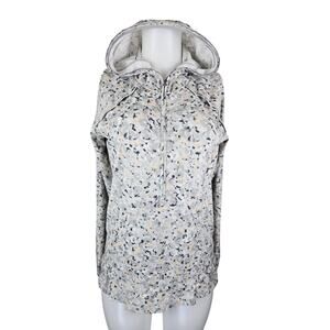 Lululemon Athletica Gray Ponytail Hood Thumb Hole Pockets Women's Jacket 6